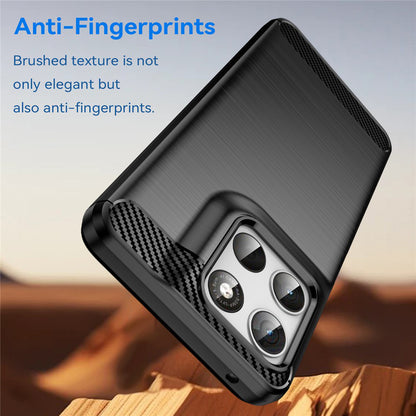 Funda para Motorola Moto G47 / G37 Power / G37 / G67 Power / G57 Power, Techsuit, Carbono, Negra