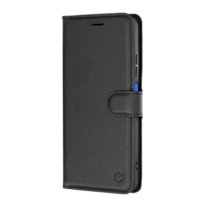 Funda para Motorola Moto G47 / G37 Power / G37, Techsuit, Folio de cuero, Negra