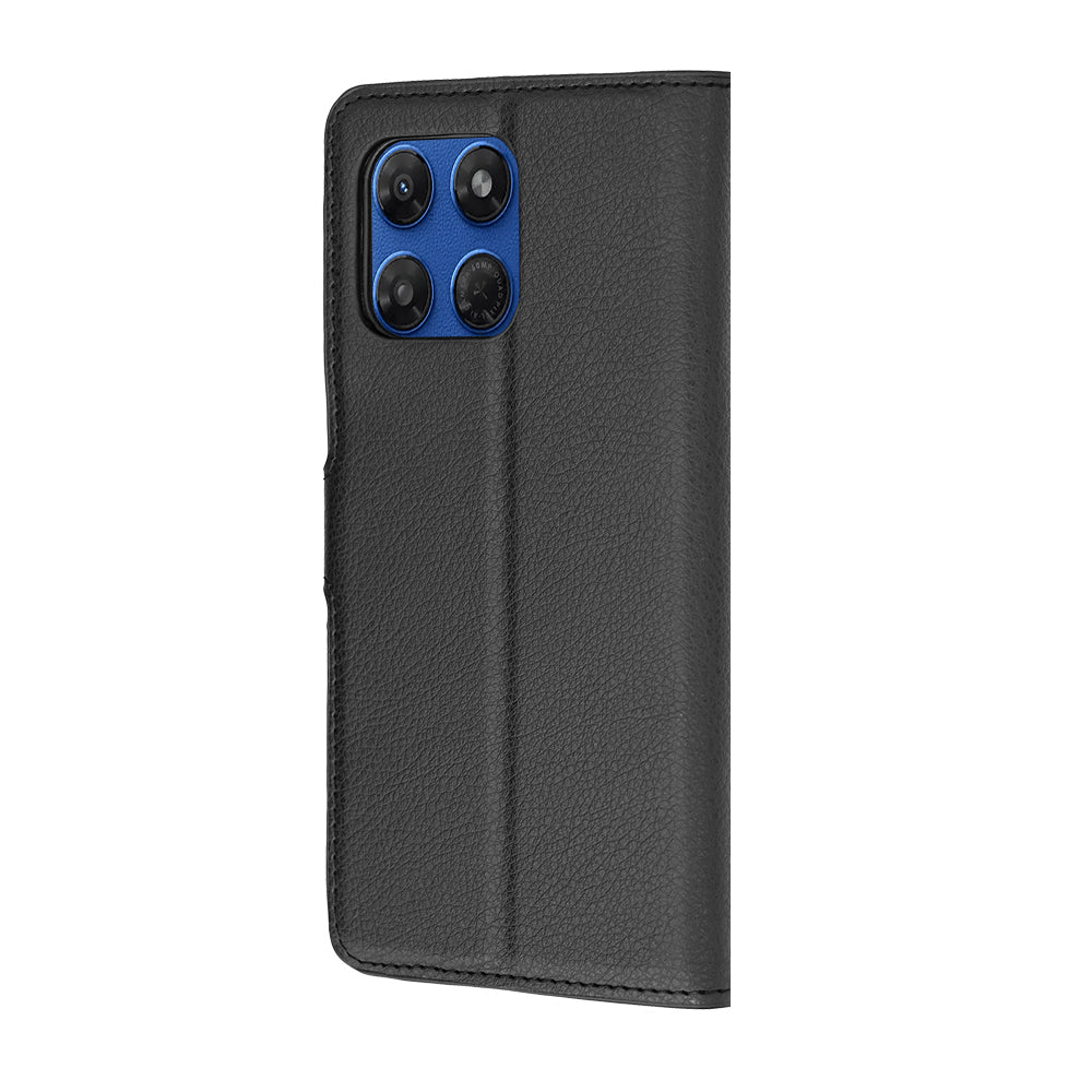 Funda para Motorola Moto G47 / G37 Power / G37, Techsuit, Folio de cuero, Negra