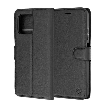 Funda para Motorola Moto G47 / G37 Power / G37, Techsuit, Folio de cuero, Negra