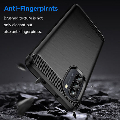 Funda para Motorola Moto G52 / G82, Techsuit, Carbono, Negra