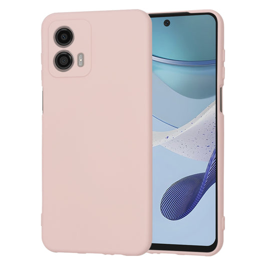 Funda para Motorola Moto G53, Techsuit, SoftFlex, Rosa