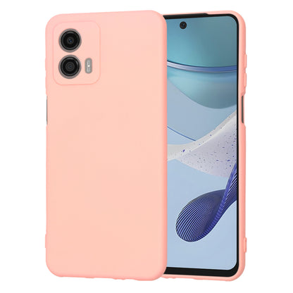 Funda para Motorola Moto G53, Techsuit, SoftFlex, Rosa Claro