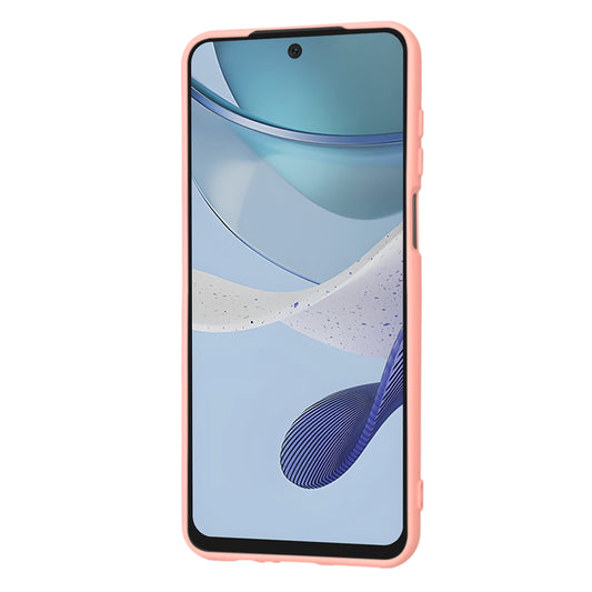 Funda para Motorola Moto G53, Techsuit, SoftFlex, Rosa Claro