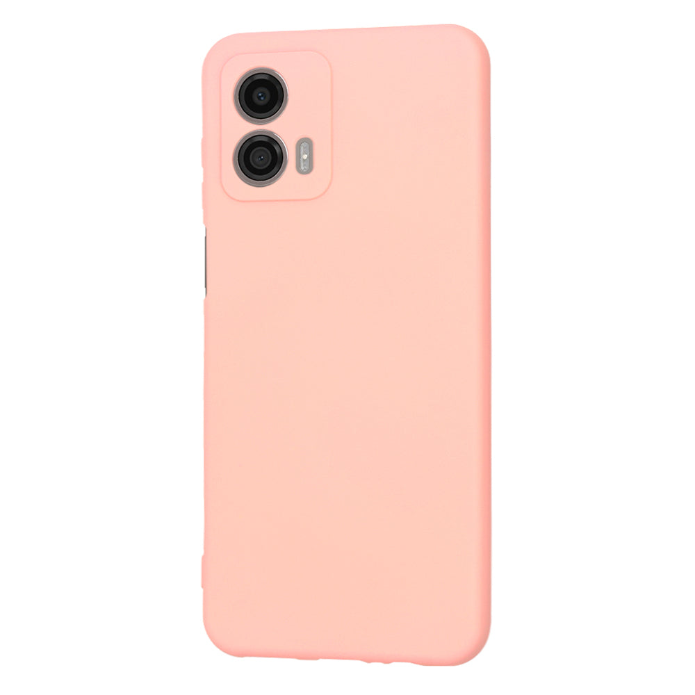 Funda para Motorola Moto G53, Techsuit, SoftFlex, Rosa Claro