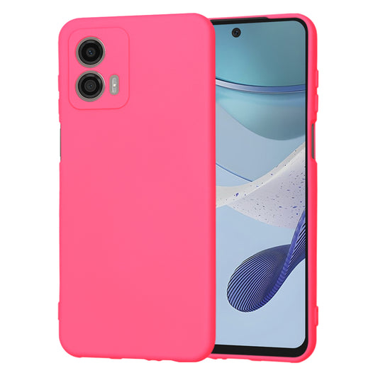 Funda para Motorola Moto G53, Techsuit, SoftFlex, Rosa Oscuro