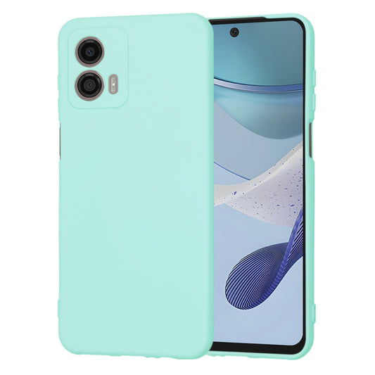 Funda para Motorola Moto G53, Techsuit, SoftFlex, Turquesa