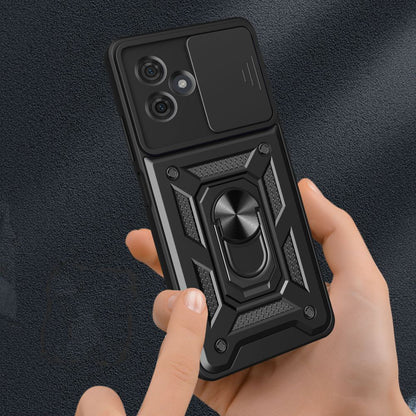Funda para Motorola Moto G54, Techsuit, CamShield, Negra