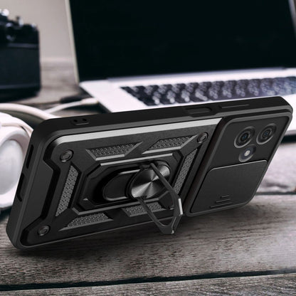 Funda para Motorola Moto G54, Techsuit, CamShield, Negra