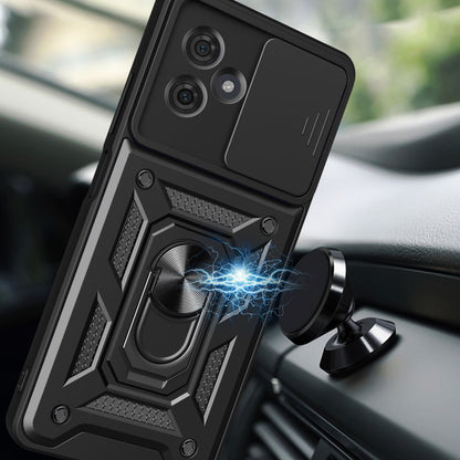 Funda para Motorola Moto G54, Techsuit, CamShield, Negra