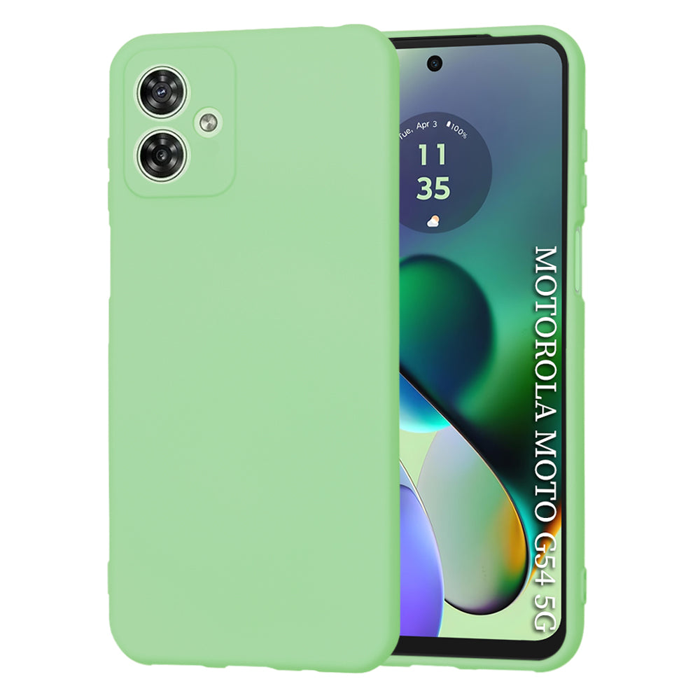 Funda para Motorola Moto G54, Techsuit, SoftFlex, Verde Claro
