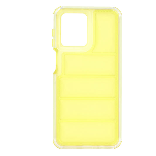 Funda para Motorola Moto G54, Techsuit, Wave Shield, Amarilla