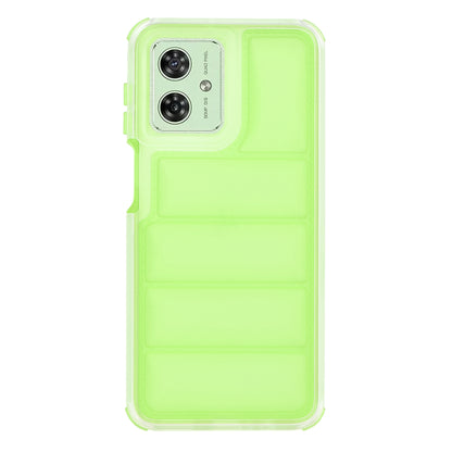 Funda para Motorola Moto G54, Techsuit, Wave Shield, Verde