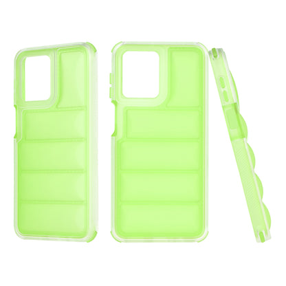 Funda para Motorola Moto G54, Techsuit, Wave Shield, Verde