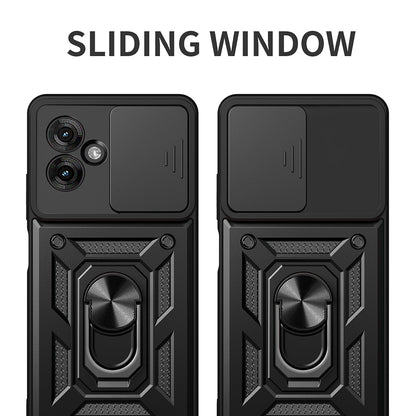 Funda para Motorola Moto G55, Techsuit, CamShield, Negra