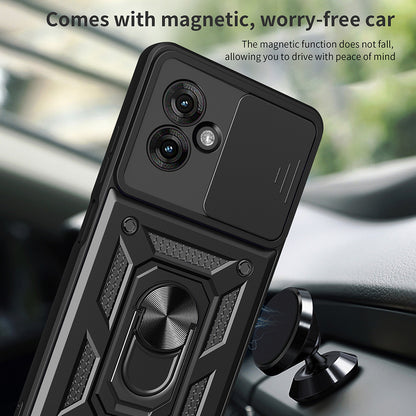 Funda para Motorola Moto G55, Techsuit, CamShield, Negra