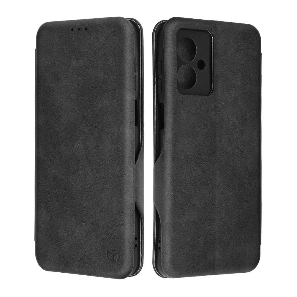 Funda para Motorola Moto G55, Techsuit, Safe Wallet Plus, Negra