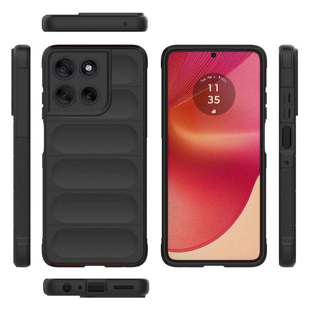 Case for Motorola Moto G56, Techsuit, Magic Shield, Black