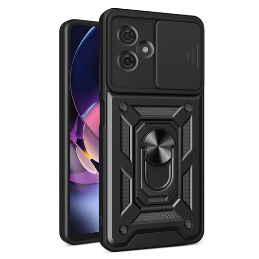 Funda para Motorola Moto G64 / G54 Power Edition, Techsuit, CamShield, Negra