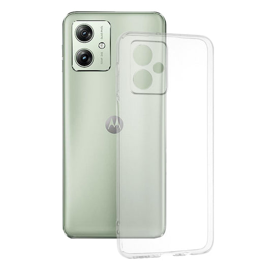 Funda para Motorola Moto G64 / G54 Power Edition, Techsuit, Clara, Transparente