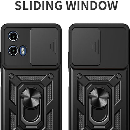 Funda para Motorola Moto G67 Power / G57 Power, Techsuit, CamShield, Negra