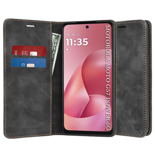 Funda para Motorola Moto G67 Power / G57 Power, Techsuit, Confy, Negra