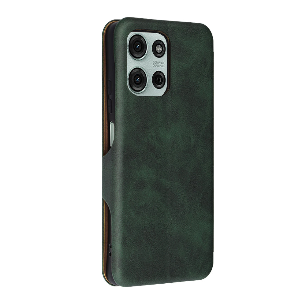 Funda para Motorola Moto G75, Techsuit, Safe Wallet Plus, Verde