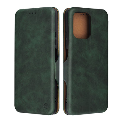 Funda para Motorola Moto G75, Techsuit, Safe Wallet Plus, Verde