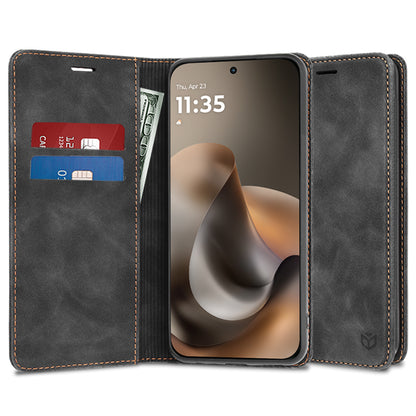 Funda para Motorola Moto G77 / G67, Techsuit, Confy, Negra