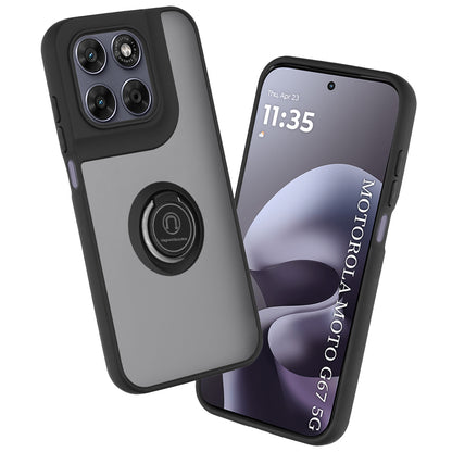 Funda para Motorola Moto G77 / G67, Techsuit, Glinth, Negra