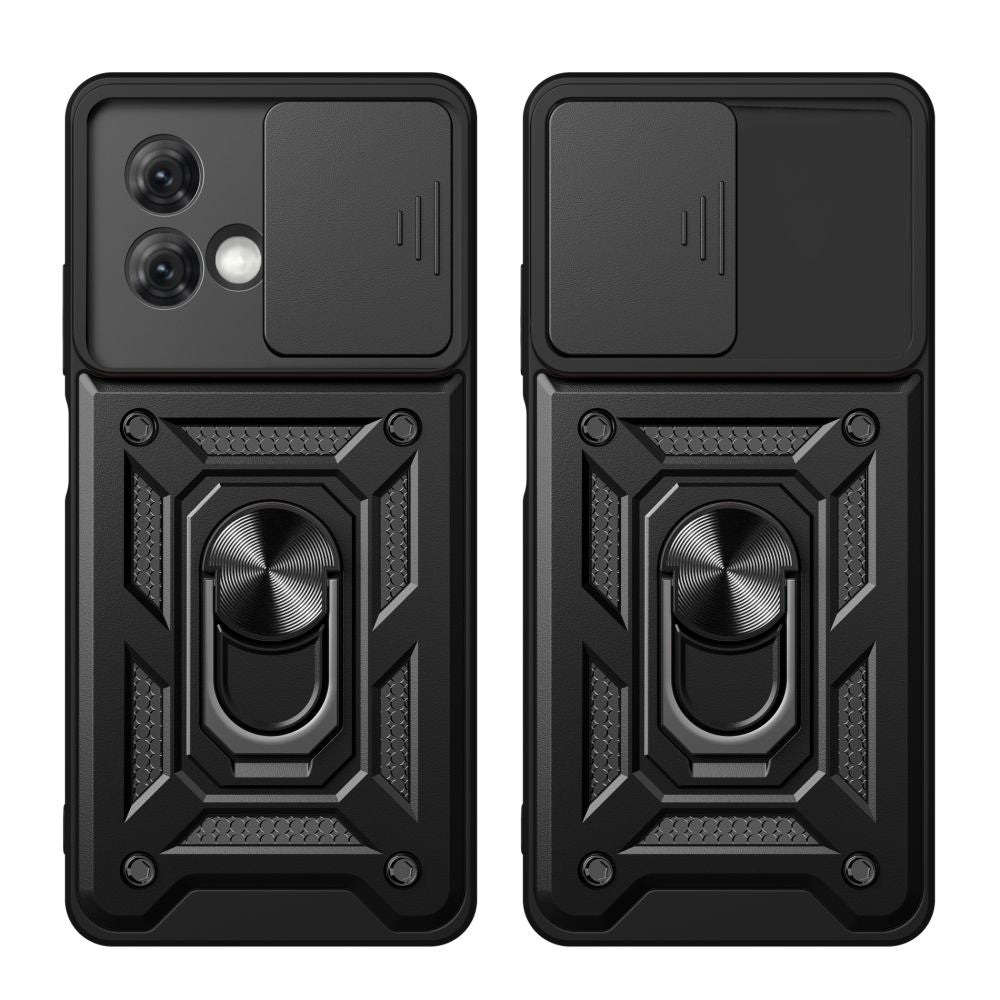 Case for Motorola Moto G84, Techsuit, CamShield, Black