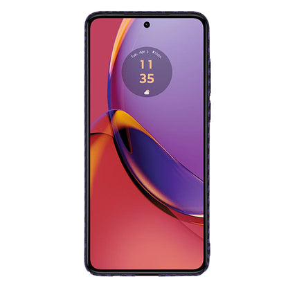Funda para Motorola Moto G84, Techsuit, Carbonite FiberShell, Morado