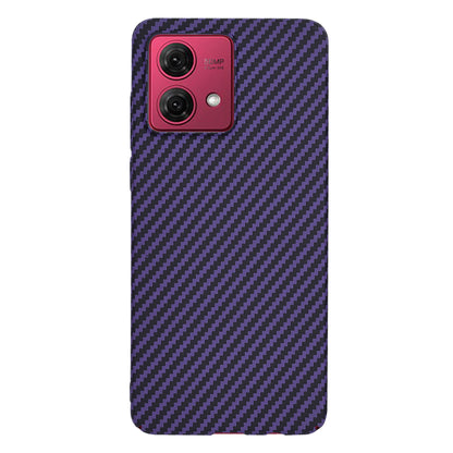 Funda para Motorola Moto G84, Techsuit, Carbonite FiberShell, Morado