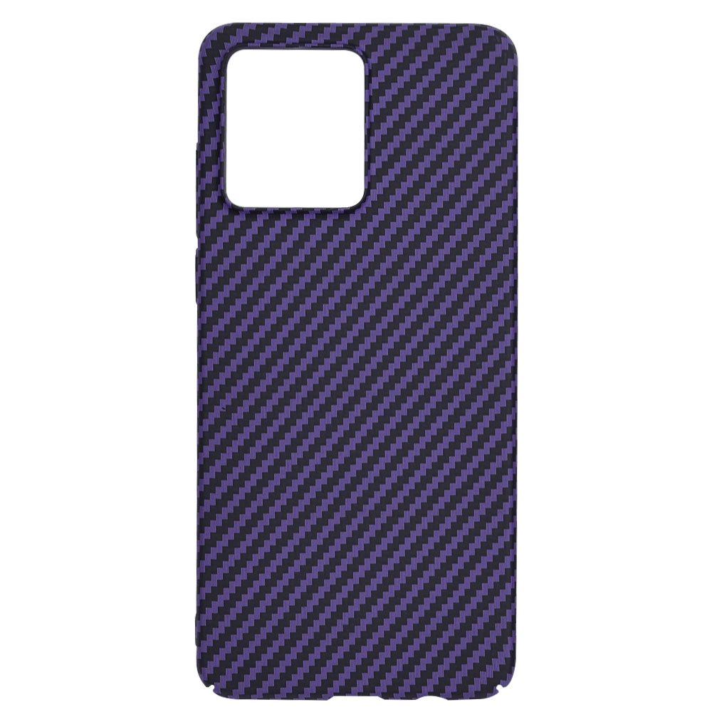Funda para Motorola Moto G84, Techsuit, Carbonite FiberShell, Morado
