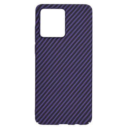 Funda para Motorola Moto G84, Techsuit, Carbonite FiberShell, Morado