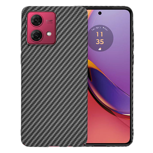 Funda para Motorola Moto G84, Techsuit, Carbonite FiberShell, Negra