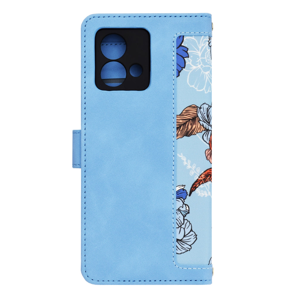 Funda para Motorola Moto G84, Techsuit, FlipCraft, Azul