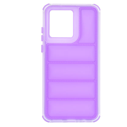 Funda para Motorola Moto G84, Techsuit, Wave Shield, Morado