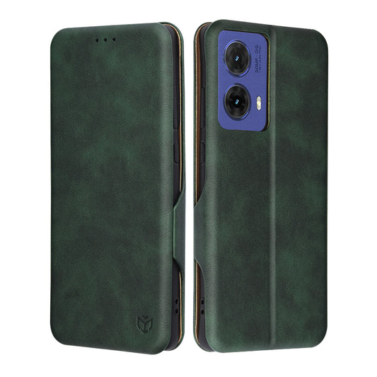 Funda para Motorola Moto G85, Techsuit, Safe Wallet Plus, Verde