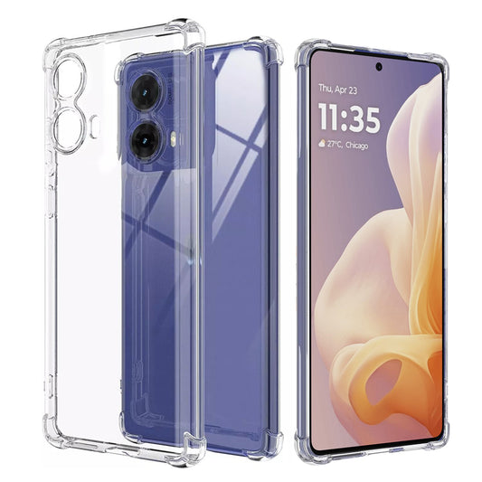 Funda para Motorola Moto G85, Techsuit, Antigolpes Transparente, Transparente