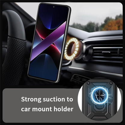 Funda para Motorola Moto G86 Power, Techsuit, CamShield, Negra