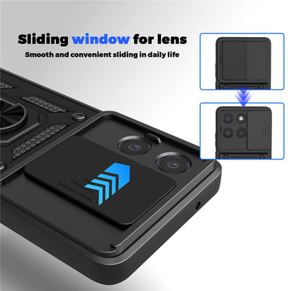 Funda para Motorola Moto G86 Power, Techsuit, CamShield, Negra