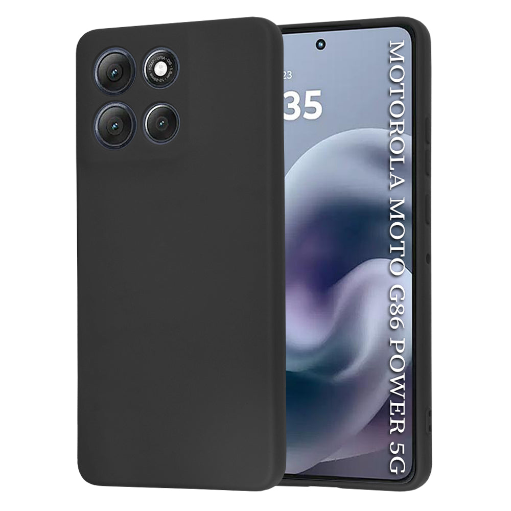 Funda para Motorola Moto G86 Power, Techsuit, SoftFlex, Negra