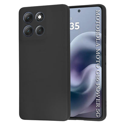 Funda para Motorola Moto G86 Power, Techsuit, SoftFlex, Negra