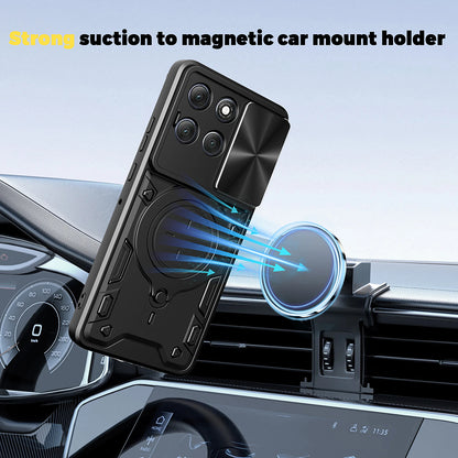 Funda para Motorola Moto G86, Techsuit, CamGuard Pro, Azul