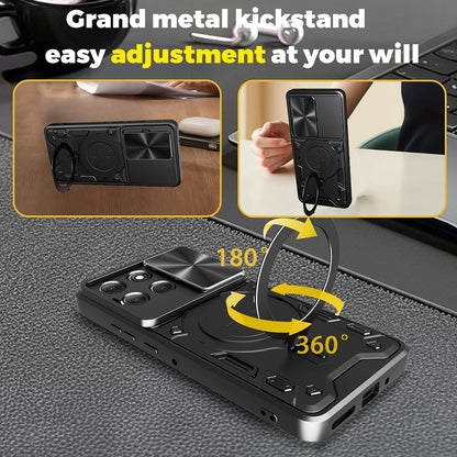 Funda para Motorola Moto G86, Techsuit, CamGuard Pro, Azul