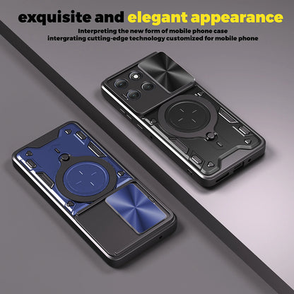 Funda para Motorola Moto G86, Techsuit, CamGuard Pro, Azul