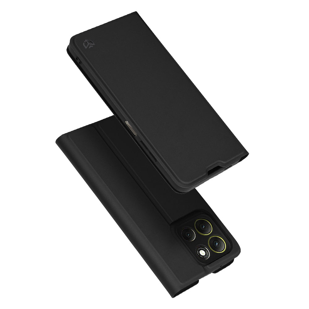 Case for Motorola Moto G86, Techsuit, Magskin Book, Black