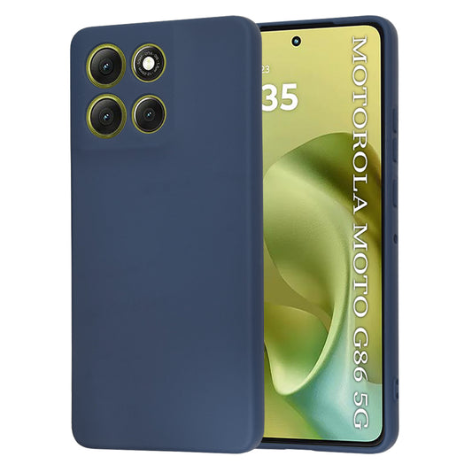 Funda para Motorola Moto G86, Techsuit, SoftFlex, Azul marino