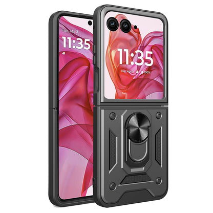 Funda para Motorola Razr 50 Ultra, Techsuit, CamShield, Negra